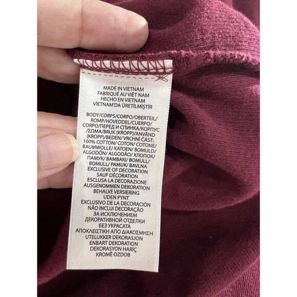 Polo Ralph Lauren Mens 1/4 Zip Estate Rib Pullover Shirt Size Large Maroon - Picture 9 of 11